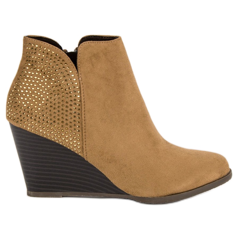 Corina Elegantne čizme na klin smeđa