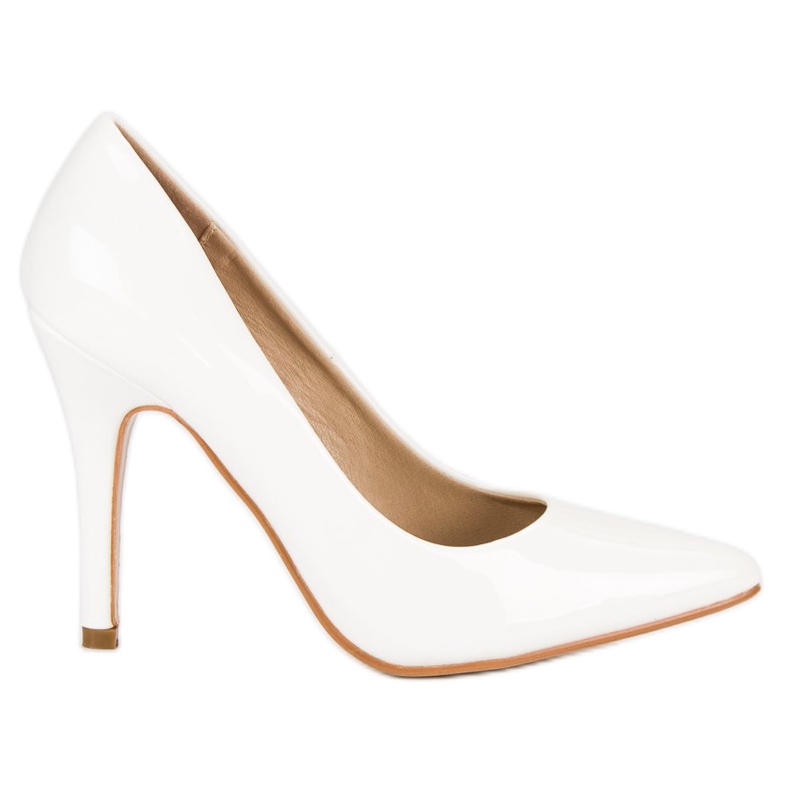 Bijele lakirane igle bijela