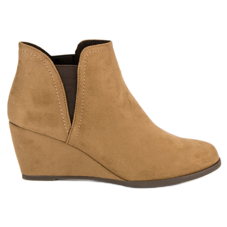 Corina Čizme na kamelji klin smeđa