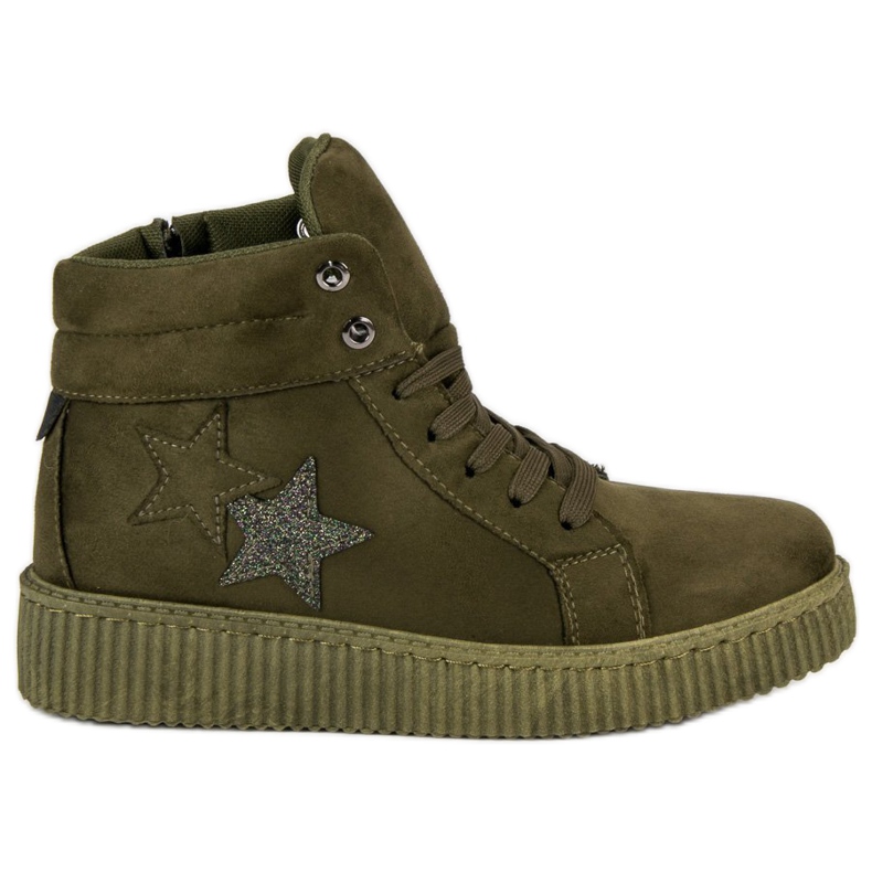 Mckeylor Suede Creepers tenisice zelena