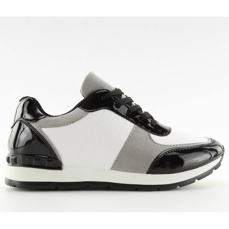 Ženske sportske cipele crno bijele G-84 Black bijela