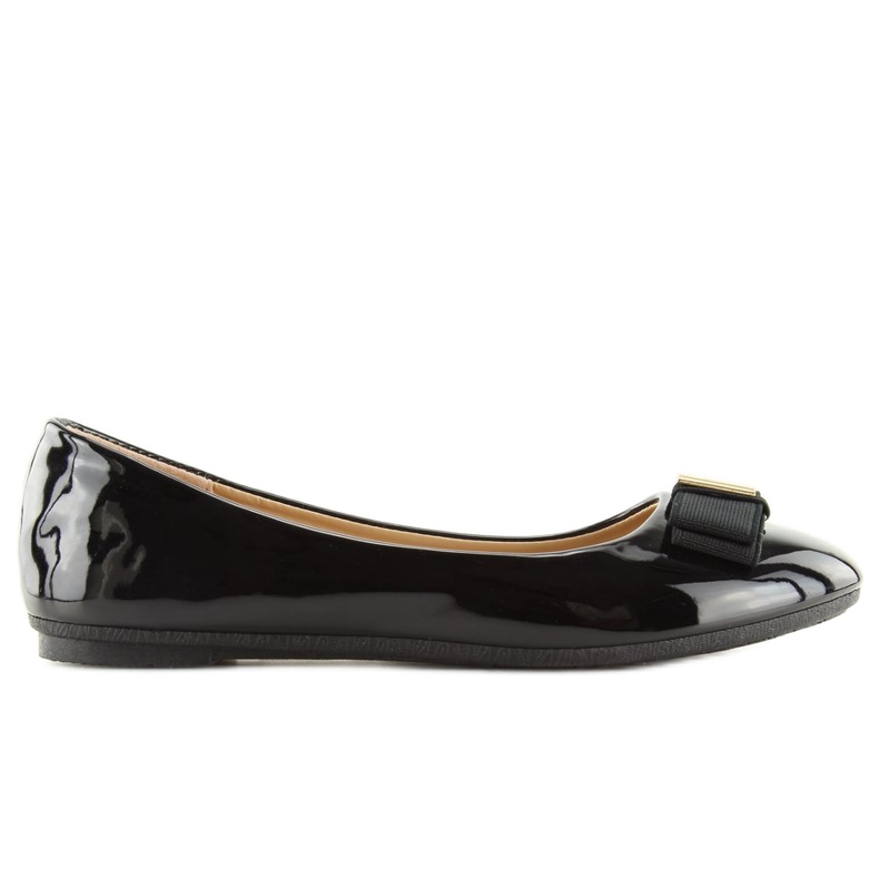 Crne ženske balerinke 9988-130 Crne crno