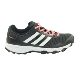 Tenisice za trčanje adidas Duramo 7 Trail W crna ružičasta siva
