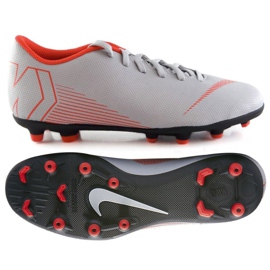 Kopačke za nogomet Nike Mercurial Vapor 12 Club M AH7378-060 višebojan siva