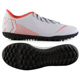 Nogometne cipele Nike Mercurial Vapor 12 Club Tf M AH7386-060 višebojan siva