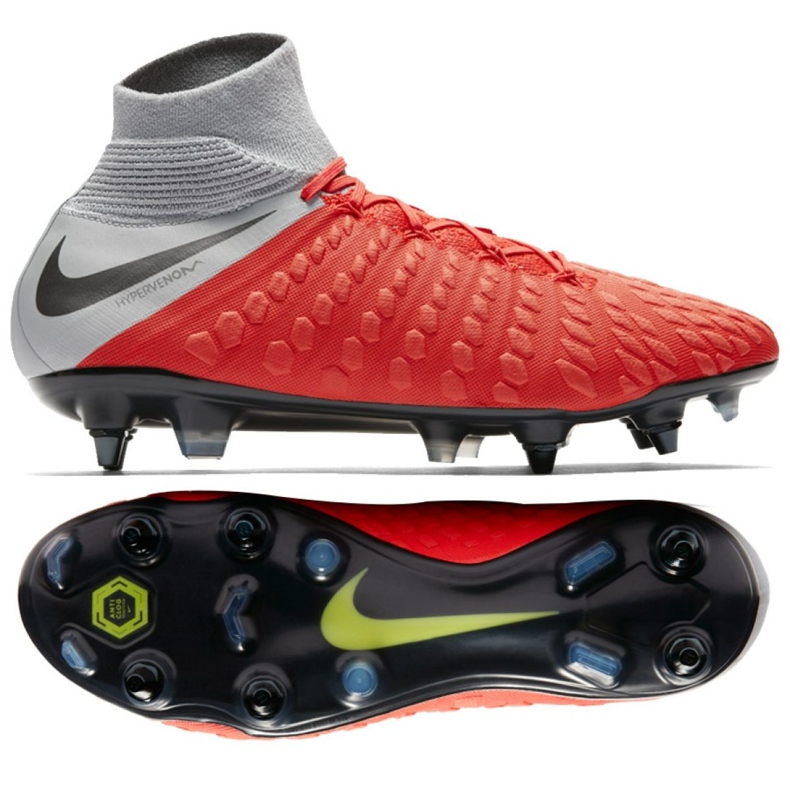 Nogometna obuća Nike Hypervenom 3 Elite Df Sg Pro Ac M AJ3812-600 crvena crvena