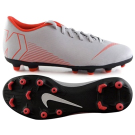 Nike Mercurial Vapor 12 Club Gs Mg Jr AH7350-060 nogometne cipele višebojan bijela