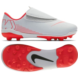 Nike Mercurial Vapor 12 Club Ps V Mg Jr AH7351-060 nogometne cipele višebojan bijela