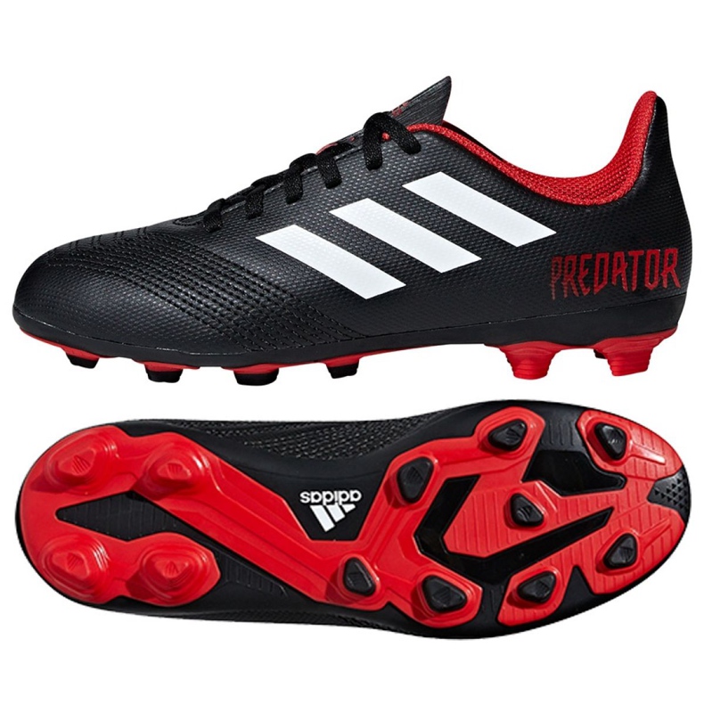 Kopačke Adidas Predator 18.4 FxG J Jr DB2323 raznobojna crno
