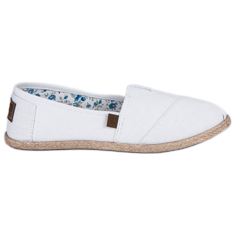 Mckeylor Bijele slip-on espadrile bijela