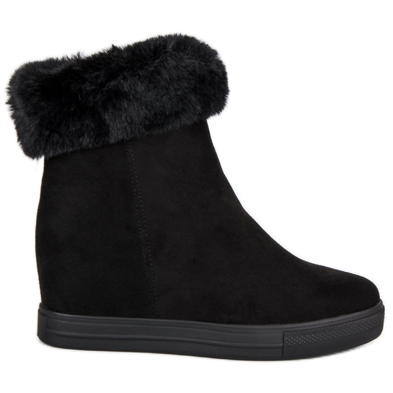 Seastar Crne čizme na klin crno