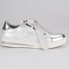 Filippo Cipele sa srebrnim vezama siva