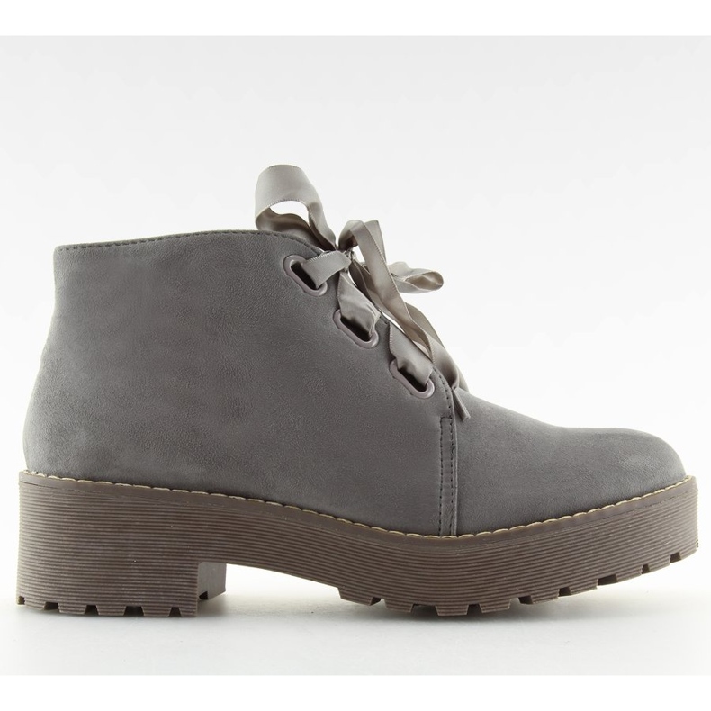 Čizme ženske cipele sive LL219 Grey siva
