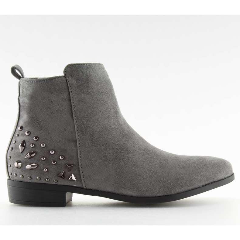 Sive čizme Jodhpur MB188-112 sive siva