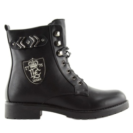 Crne čizme za žene crne čizme H950 Crne crna