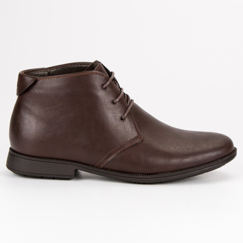 Vezane niske čizme smeđa