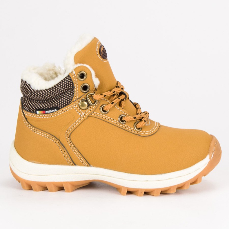 Ax Boxing Zimska obuća s patentnim zatvaračem žuta boja