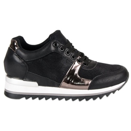 Vezane sportske cipele crno