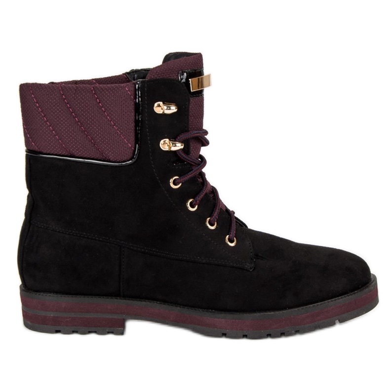 Lucky Shoes Radnici od crnog antilopa