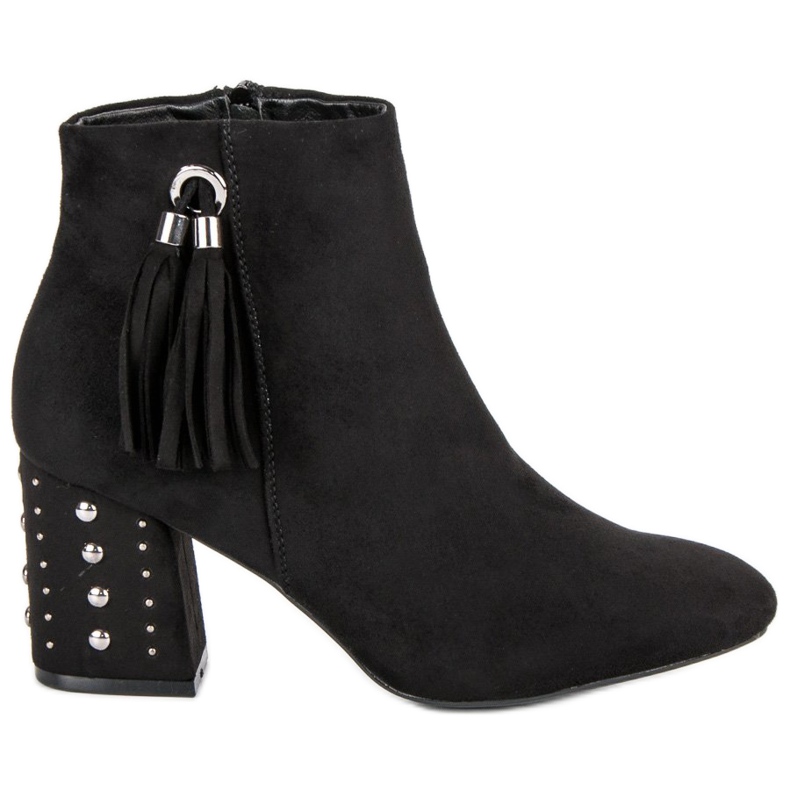 Elegantne čizme na postu crno