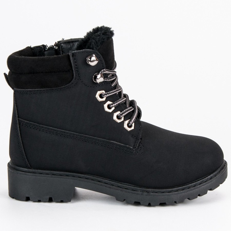 Dječje hlače s patentnim zatvaračem crno