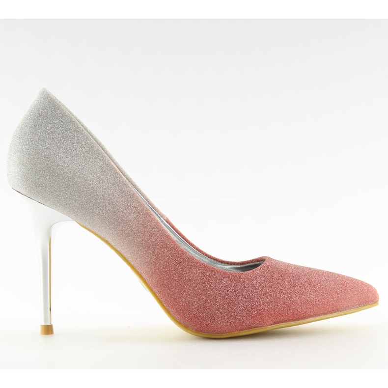 Opalescentno ružičasti i sivi ombre siva ružičasta