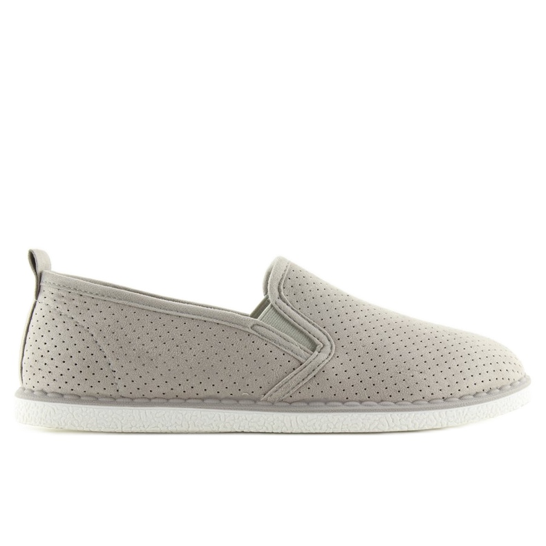Sive slip-on tenisice LA08P Grey siva