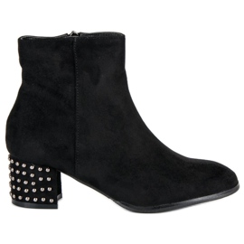 Filippo Elegantne čizme od antilopa crna