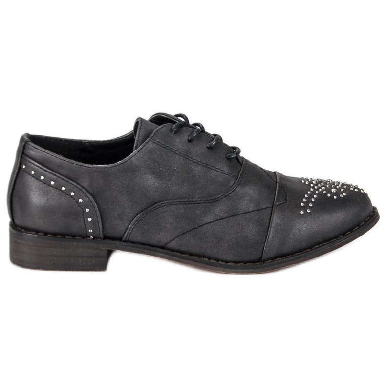 Super Me Modne vezane cipele crno