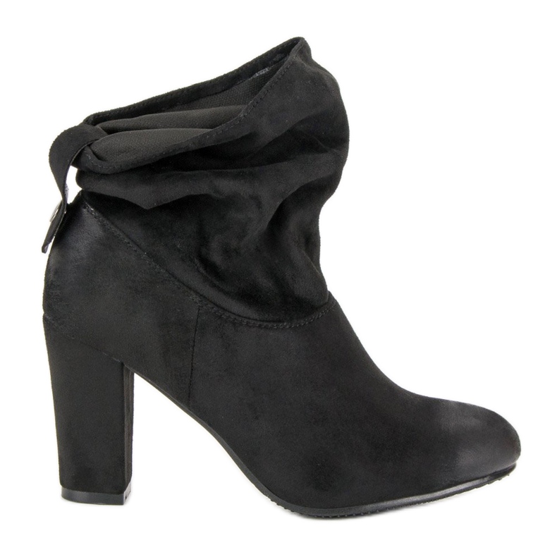 Čizme od antilopa na VINCEZA stupu crno