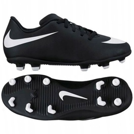 Nogometne cipele Nike Bravata Ii Fg Jr 844442-001 crna šaren