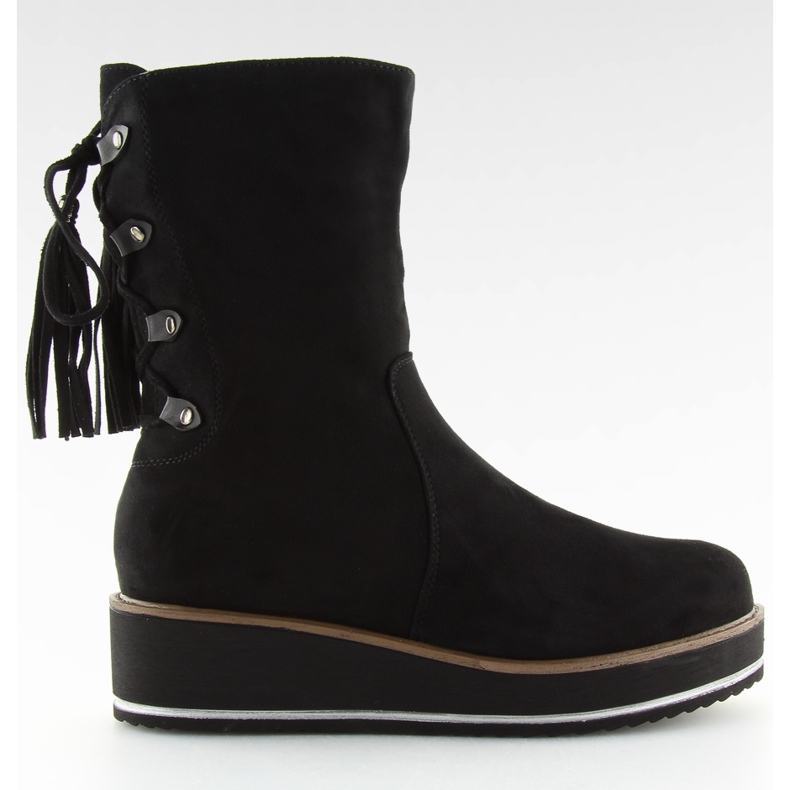 Crne ženske čizme TH17-7 Crne crno