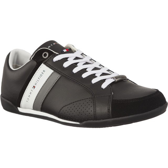 Tommy Hilfiger Cupsole 990 korporativnog materijala crno