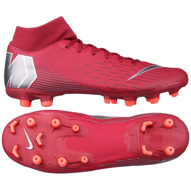 Nike Mercurial Superfly 6 Academy Mg M AH7362-606 tenisice za nogomet crvena crvena