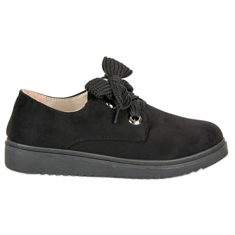 Tenisice na vezicu od antilopa crno