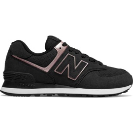 New Balance Wl574nbk crna sa šampanjcem metalik crno