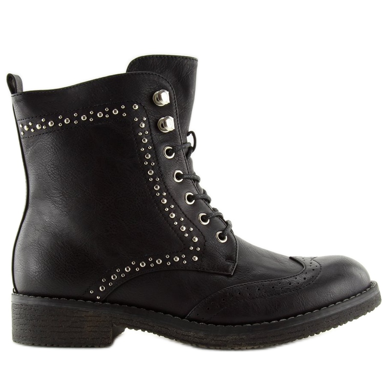 Crni radnici s klinovima 432-PA Crni crno