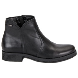 Niske čizme na VINCEZA patentnom zatvaraču crna