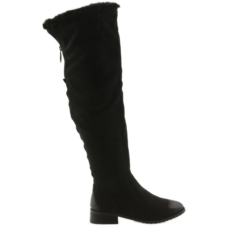 M.Daszyński Čizme s limenkom crne 1602 crno