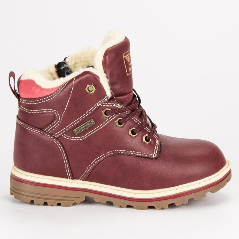 Arrigo Bello Topli hlače s patentnim zatvaračem crvena