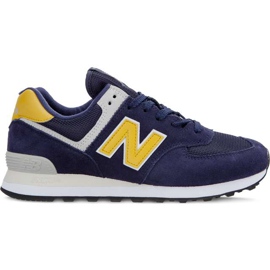 New Balance Ml574smb pigment s mesingom žuta boja tamnoplava