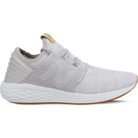 New Balance Svježa pjena Cruz V2 Knit WCRUZKG2 Kišni oblak s bijelim Munselom siva