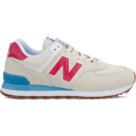 New Balance Wl574fla Ljetni sumrak Alabaster s Pomelo smeđa višebojan
