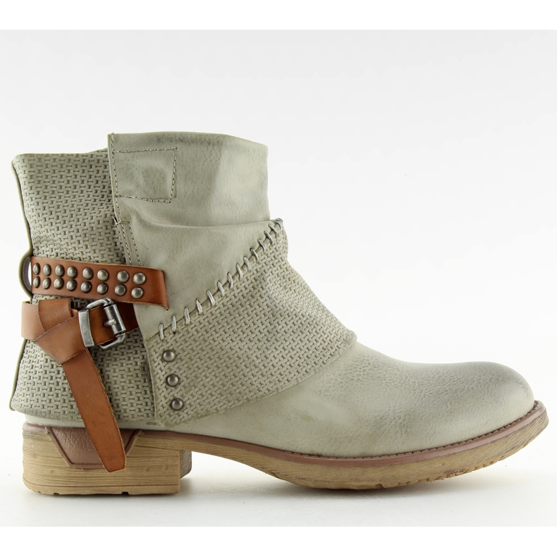 Siva Siva ženska čizma 640-PA Siva