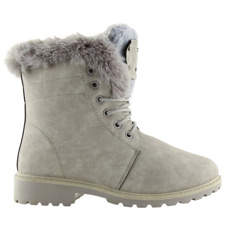 Drvene čizme, izolirano siva BL137P Siva