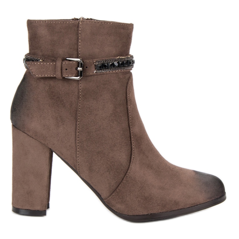 Vinceza Čizme na visoku petu od antilopa iz VINCEZE smeđa