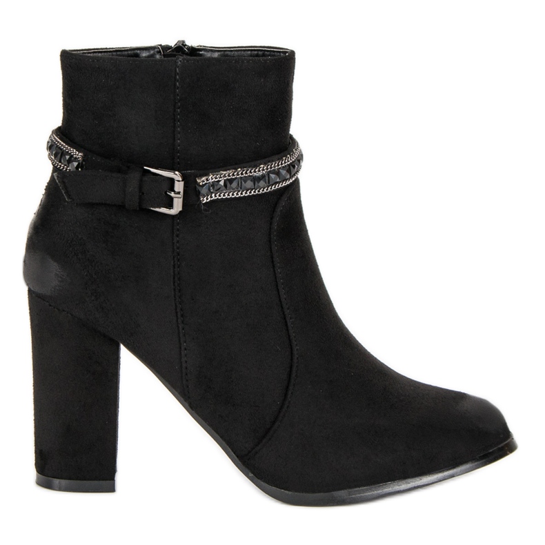 Vinceza Čizme na visoku petu od antilopa iz VINCEZE crno