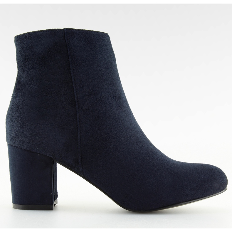 Tamnoplave čizme s visokim potpeticama F780 plave mornarsko plava