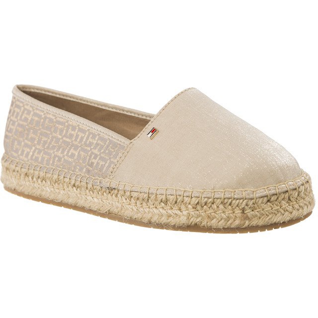 Tommy Hilfiger Uzorak espadrila smeđa