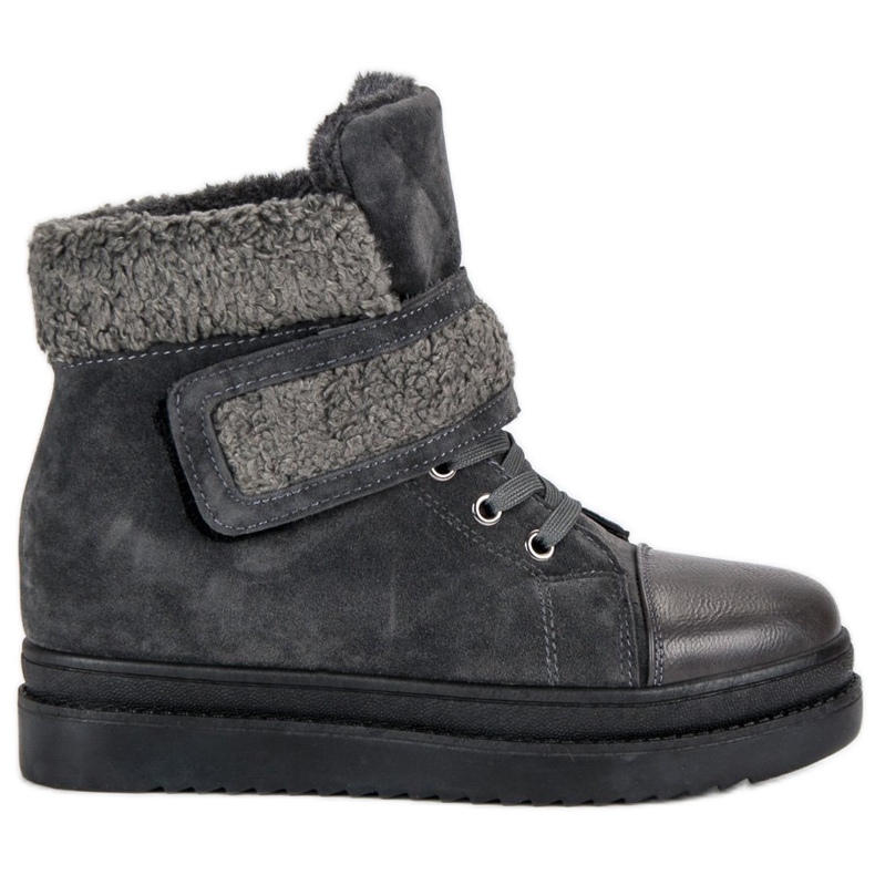 Tople sive čizme siva